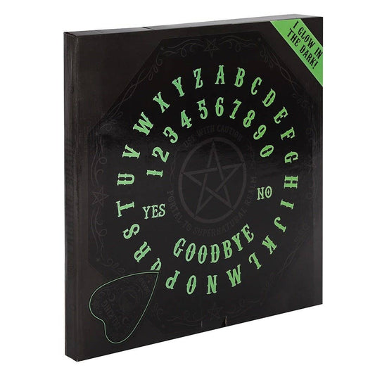 Gothic Halloween Glow in the Dark Octagon Ouija Spirit Board