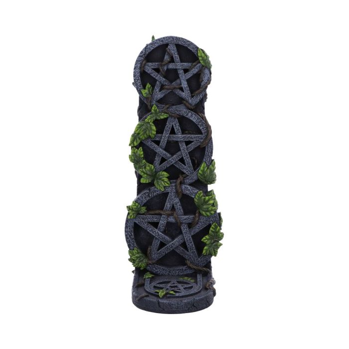 Brûle-encens pentagramme vieilli 20,5 cm
