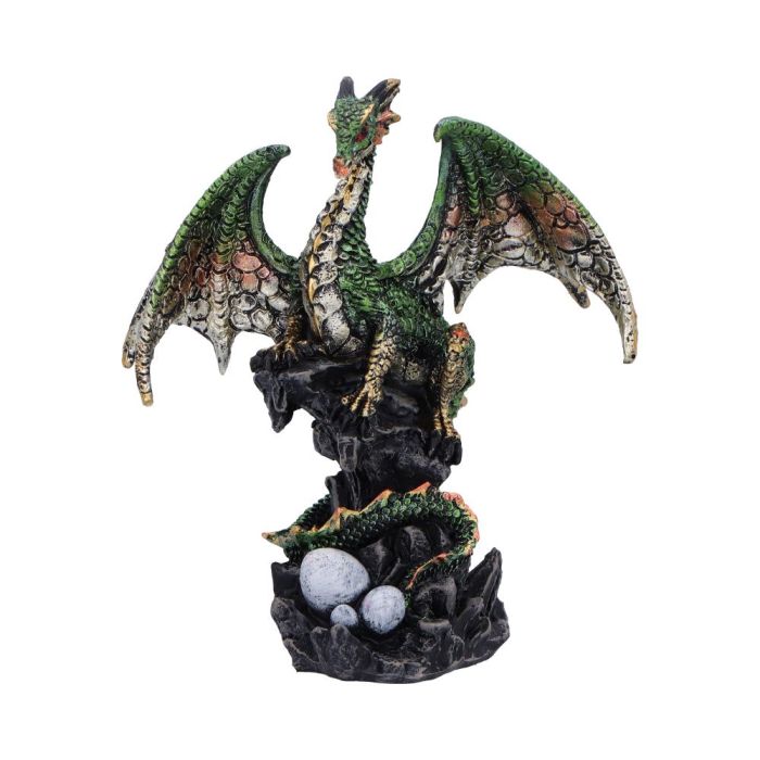Den Defender (Green) Dragon Protector Figurine
