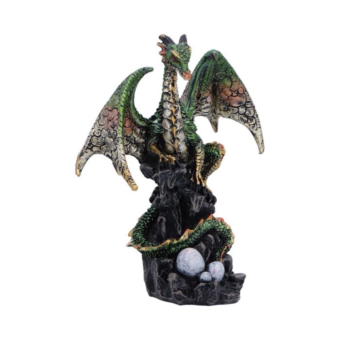 Den Defender (Green) Dragon Protector Figurine