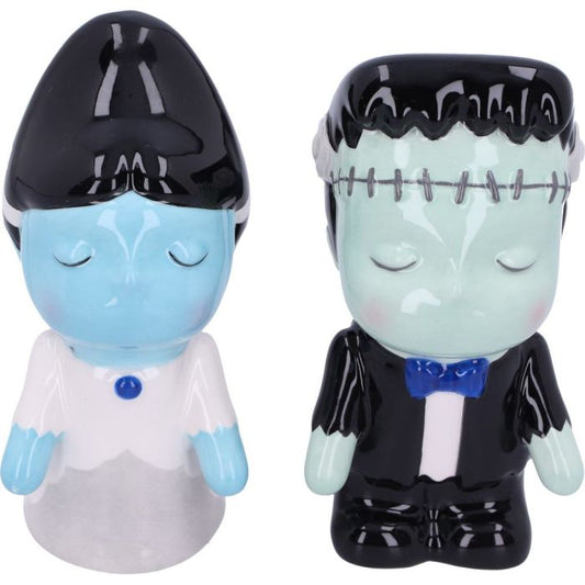 Frankenstein and His Bride Salt and Pepper Shakers 11.4cm