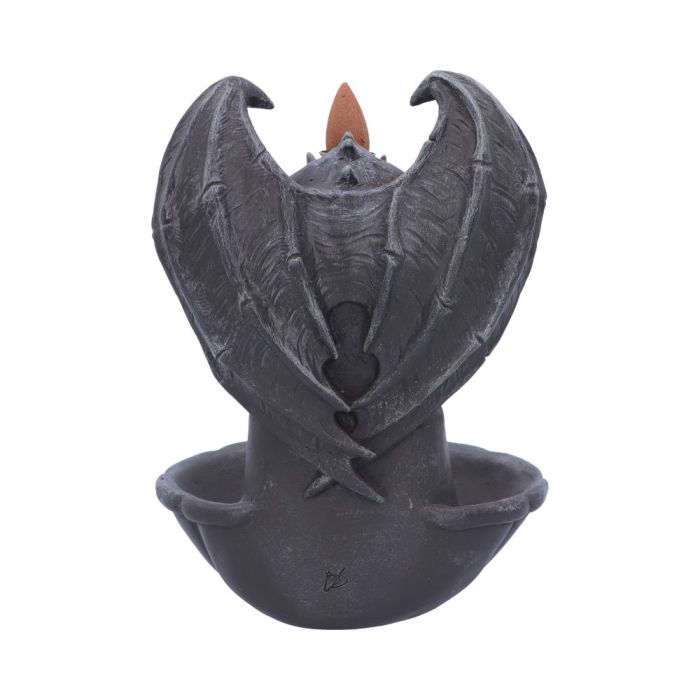 Brûleur d'encens à refoulement de fumée grotesque 17,8 cm