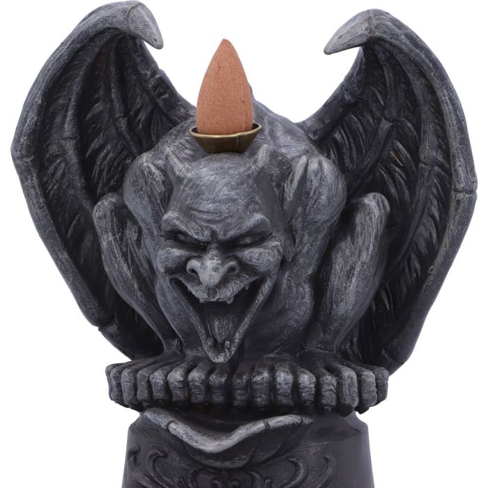 Brûleur d'encens à refoulement de fumée grotesque 17,8 cm