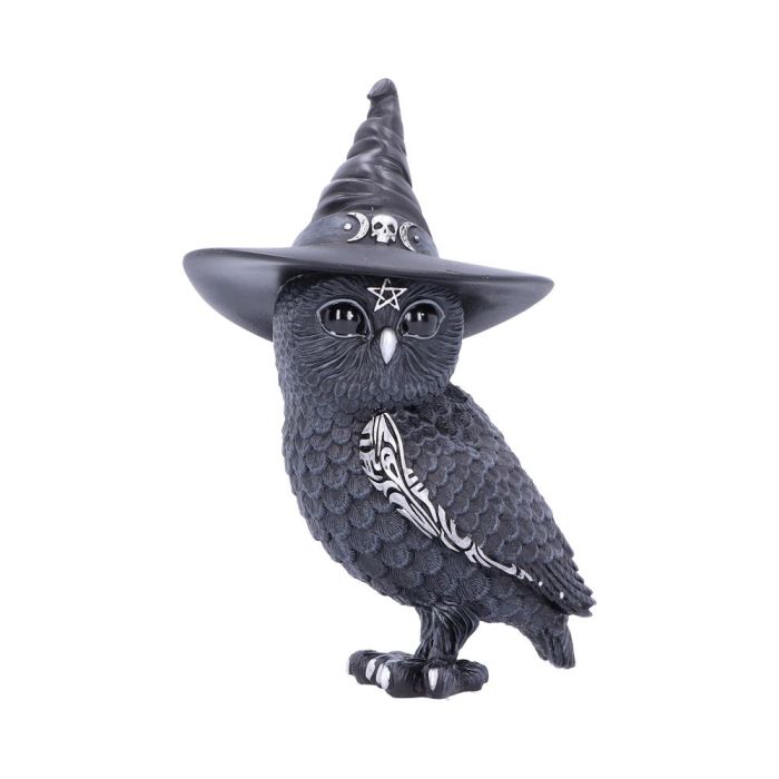Owlocen Hexenhut, okkulte Eulenfigur, 13,5 cm