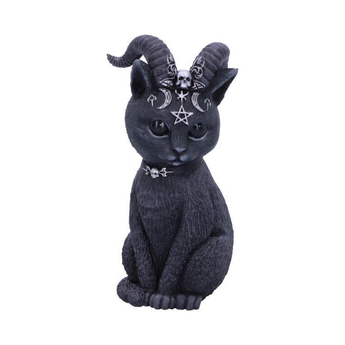 Figurine de chat occulte cornu Pawzuph 11 cm