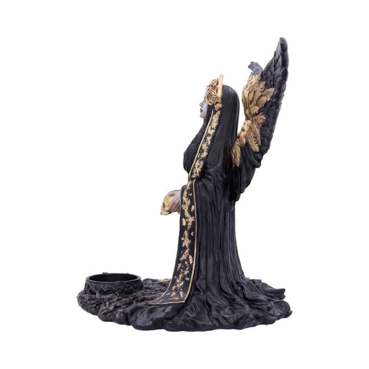 Teresina Dark Reaper Angel Tea Light Holder 28cm