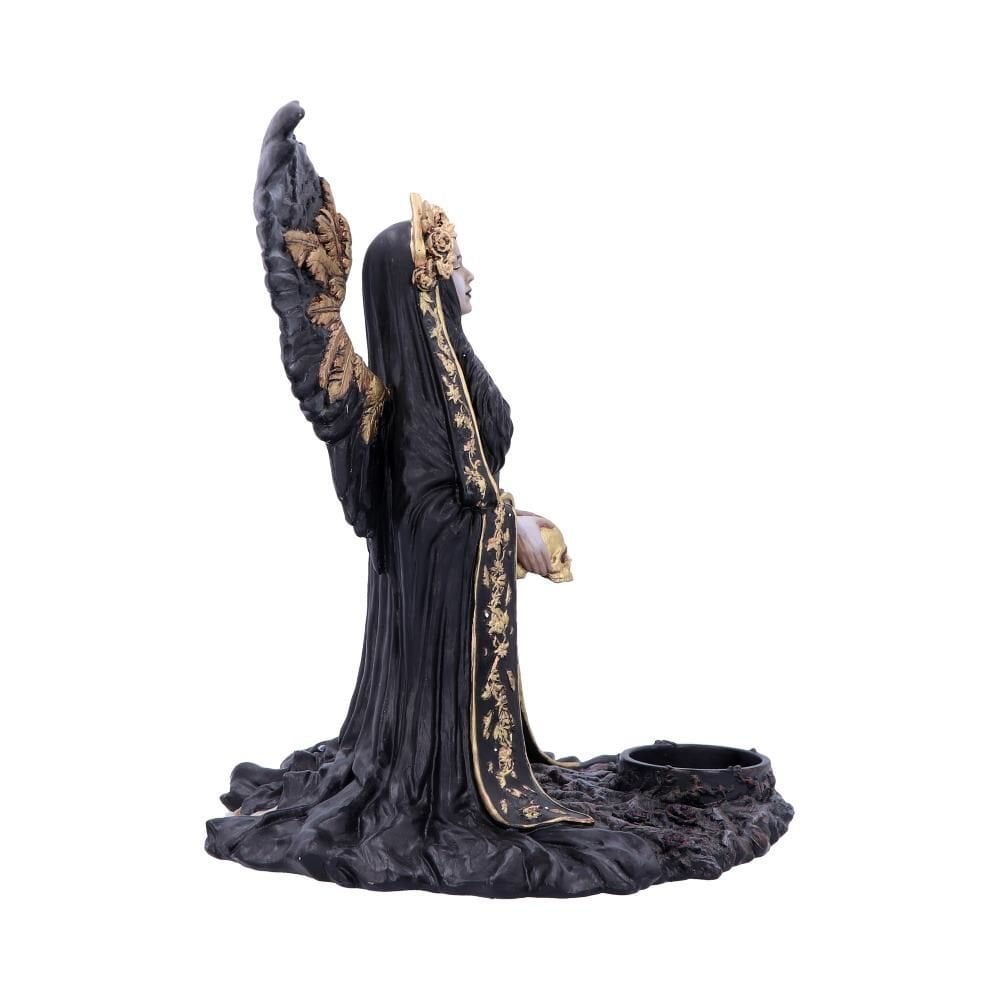 Teresina Dark Reaper Angel Tea Light Holder 28cm