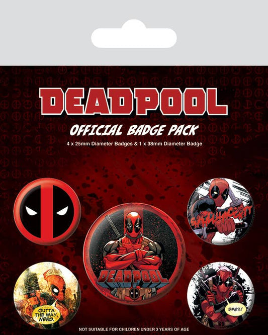 Deadpool (Outta the Way) Badge Pack