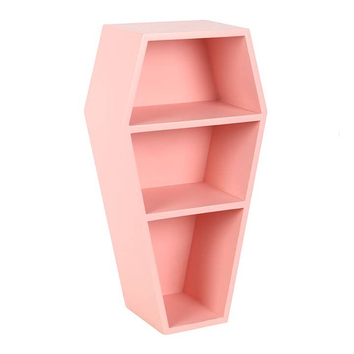 Pink Gothic Coffin Shelf