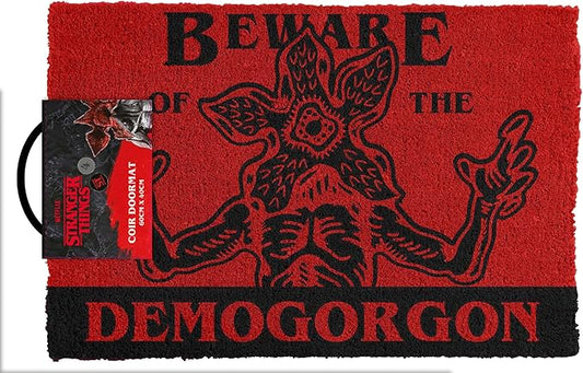 Stranger Things Doormat (Beware Demogorgon Design) 40cm x 60cm