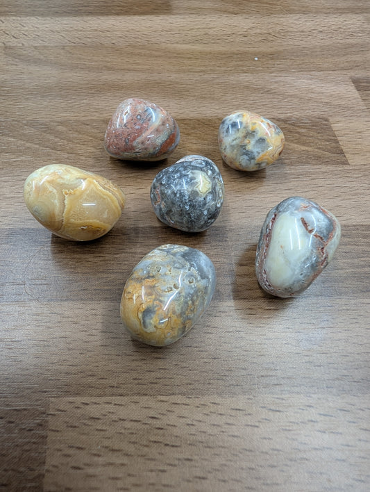 Crazy Lace Agate Tumble