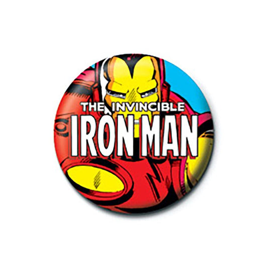 Marvel Comics (Iron Man - Zoom) 25mm Button Pin Badge