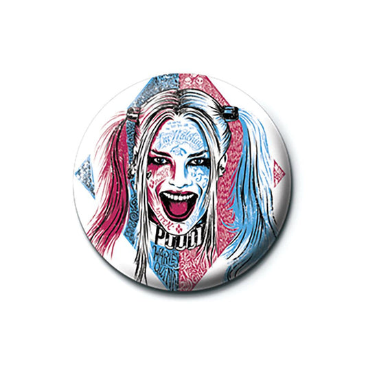 Suicide Squad (Harley Quinn Tattoo) 25mm Button Pin Badge