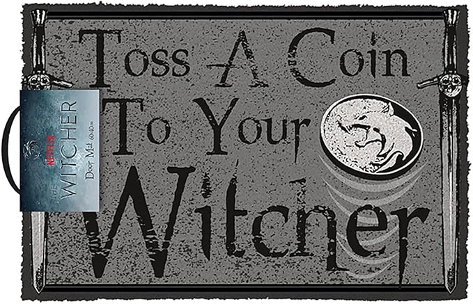 The Witcher Toss a Coin Doormat 60x40cm