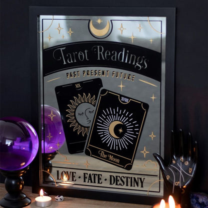 Tarot Readings Mirrored Wall Hanging